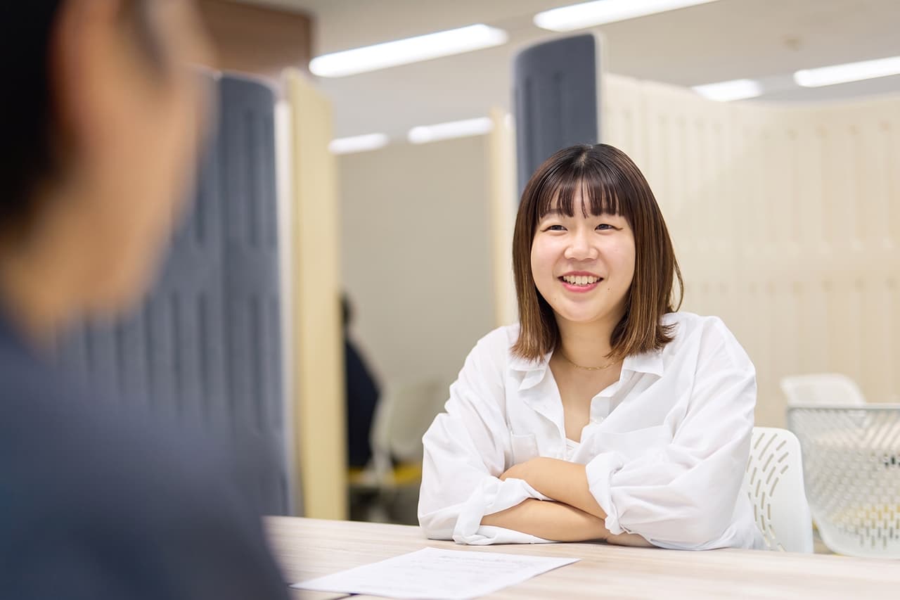 イメージ：談笑するSさん